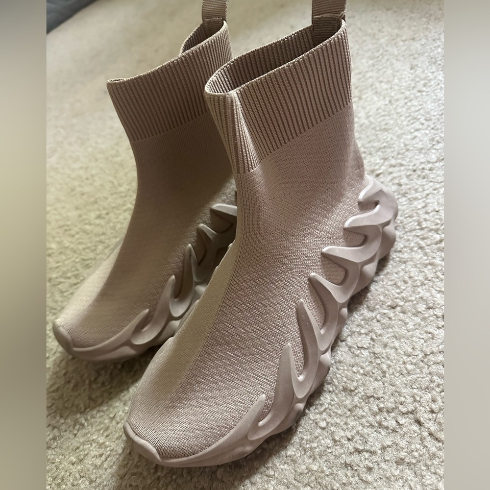 Tan sneakers